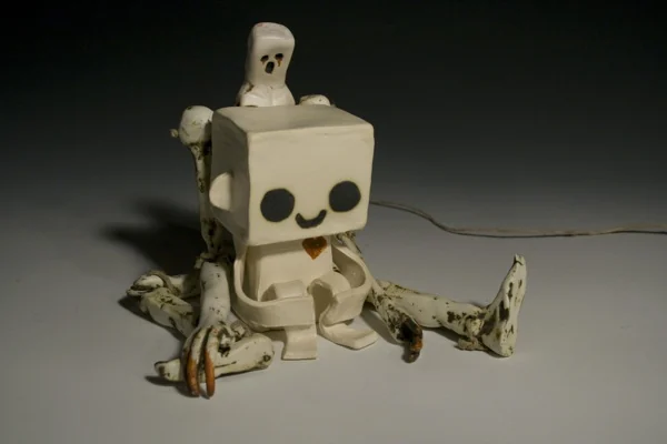 Edgar and Happy Robot.
